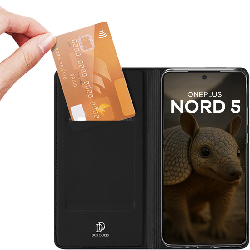 Etui z klapką Dux Ducis Skin Pro do OnePlus Nord 5, czarne